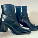 Peter Do Everyday Black Leather Ankle Boots Photo 2