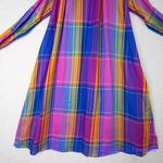 Ann Taylor New!  Petite‎ Madras Plaid Belted Halter Dress, size 2P Photo 5