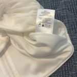 Blue Blush  Cropped White Corset Bra Top Small Photo 5