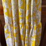 ZARA  Yellow and White Floral Dress Photo 5