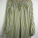 Show Me Your Mumu  Women’s Oversized Boho Sheer Stripe Tunic Blouse Lined Sz S Photo 0