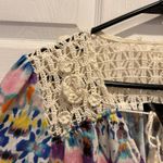 AQUA By Bloomingdale's Lace Crochet Mini Dress Womens Large Fit And Flare Photo 4