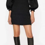 frame denim  Black Long Sleeve Dress Photo 0