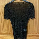 SheIn Black sparkly see through top Photo 0
