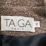 Taiga Paris blazer jacket cropped fit long sleeve oversize buttons size 10 Photo 6