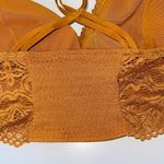 Maurice's Golden Yellow Allover Lace Strappy Racerback Bralette Photo 6
