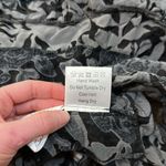 O.P.T. Crushed Velvet Floral Sheer Ruffle Coquette Mini Dress Women Size Small Black Photo 7