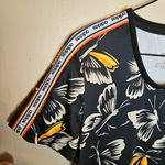 Adidas Farm Rio Black With Orange Butterfly Athleisure Dress Photo 3