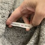 Athleta Donegal Passage oversized wool blend poncho cowl neck gray sweater S/M Photo 7