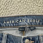 American Eagle  Super High Rise Ankle Straight Jeans Stretch Boho Women's 4 x 27 Photo 2