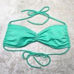Victoria's Secret  Green Bikini Halter Padded Top String Tie Swimwear Small Photo 0