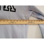 Victoria's Secret PINK by VICTORIA SECRET Women's Hooded Sweatshirt Light Blue Size M Photo 4