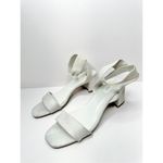 Bandolino  Ankle Strap Sandals Womens Size 7.5 Light Gray Open Toe‎ Block Heel Photo 1