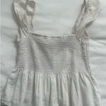 Abercrombie & Fitch Abercrombie Babydoll White Shirt Photo 1