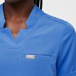 FIGS Siaya Capri Blue V Neck Scrub Top XXS Photo 11