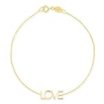 New Maya Brenner Love Bracelet Gold Photo 0