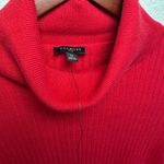 Talbots Vibrant Red Ribbed Turtleneck Photo 1