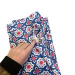 Boden Danby pull on trousers women’s 6P mosaic floral print blue pink white Pink Photo 6