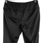 Reebok Textured Inset Stripe Capri Leggings Cropped Legging Black Photo 7