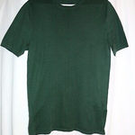 ASOS Men's XL Soft Muscle Fit Green Shirt with Side Zippers 100% Cotton Design Photo 0
