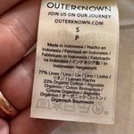 Outerknown linen cotton blend short sleeve white dress size small NWT Photo 5