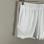 Barefoot Dreams Beach Cozy Terry Shorts Womens Medium White Sea Salt Stone M Photo 5