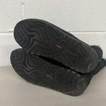 Abeo sz9 fuzzy rhinestones black boots sheepskin suede fur super warm tall zip Size 9 Photo 3