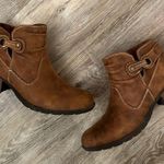 Earth Origins  Brown harness Ankle Boots size 7.5 cushioned Photo 1