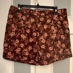 Altar'd State Altar’d State Toni Floral Corduroy Shorts Photo 3