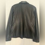 Kenneth Cole Vintage New York Genuine Leather
Blazer Jacket Size M Photo 3