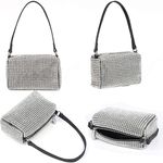 Bling Bling Crystals Evening Clutch Bag for Women Girls Sparkling Crossbody Bag Wedding Prom Party Club Purses Handbags Photo 2