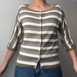 vintage striped button up cardigan Multi Photo 1
