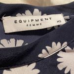 Equipment Spotted Daisy Owen Dress in Peacoat Photo 2