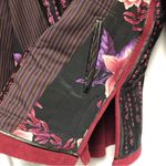 KOOS of course ! L Asian inspired reversible coat with 100% silk overlay Size L Photo 5