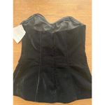 Stylish Black Velvet Corset Top by Johnny Wujek Photo 1