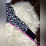 Rachel Zoe grey leopard print zip up sweater sz Large Photo 8