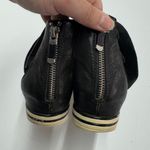 Eileen Fisher  Sandals Womens‎ 9 Black Sport Tumbled Leather Sneaker Photo 6