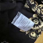 Lucy in the Sky Picnic Pretty Bra In Black and Gold Flowers Photo 4