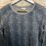 Joie Soft  Printed Mixed Fabric Sweatshirt Photo 2