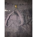 Altar'd State Altar’d State black lace overlay sleeveless high neck keyhole open in back blous Photo 6