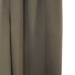 Babaton  Dark Olive Pull On Mid Rise Satin Lounge Parker Palazzo Pants Small Photo 9