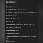 Shade & Shore Women's Strappy High Leg Extra Cheeky Bikini Bottom Photo 5