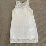 Tommy Bahama White Sleeveless Floral Lace Slip Dress L Photo 6