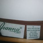 Joanna L Vintage Tan Embroidered Career Top Size L Photo 4