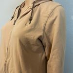 Ralph Lauren Lauren  Tan Zipper Hoodie Size Medium Photo 4