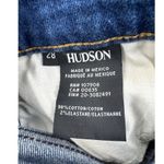 Hudson  - Zoeey Exposed Button Cut Off Denim Shorts in Blue Photo 2
