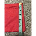 Clarins cosmetic make up bag with additional zip pocket Red Photo 4