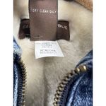 Banana Republic Denim Full Zip Pocket Sherpa Lined Jacket Size XS Photo 3