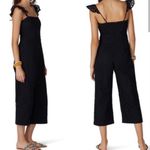 J.Crew NWT Kasana Black Embroidered Wide Crop Leg Jumpsuit Size 2 Photo 1