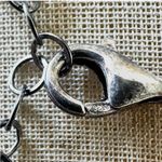 Silpada Siplada Sterling Silver CZ Curved Bar Necklace 925 Box Chain Photo 6